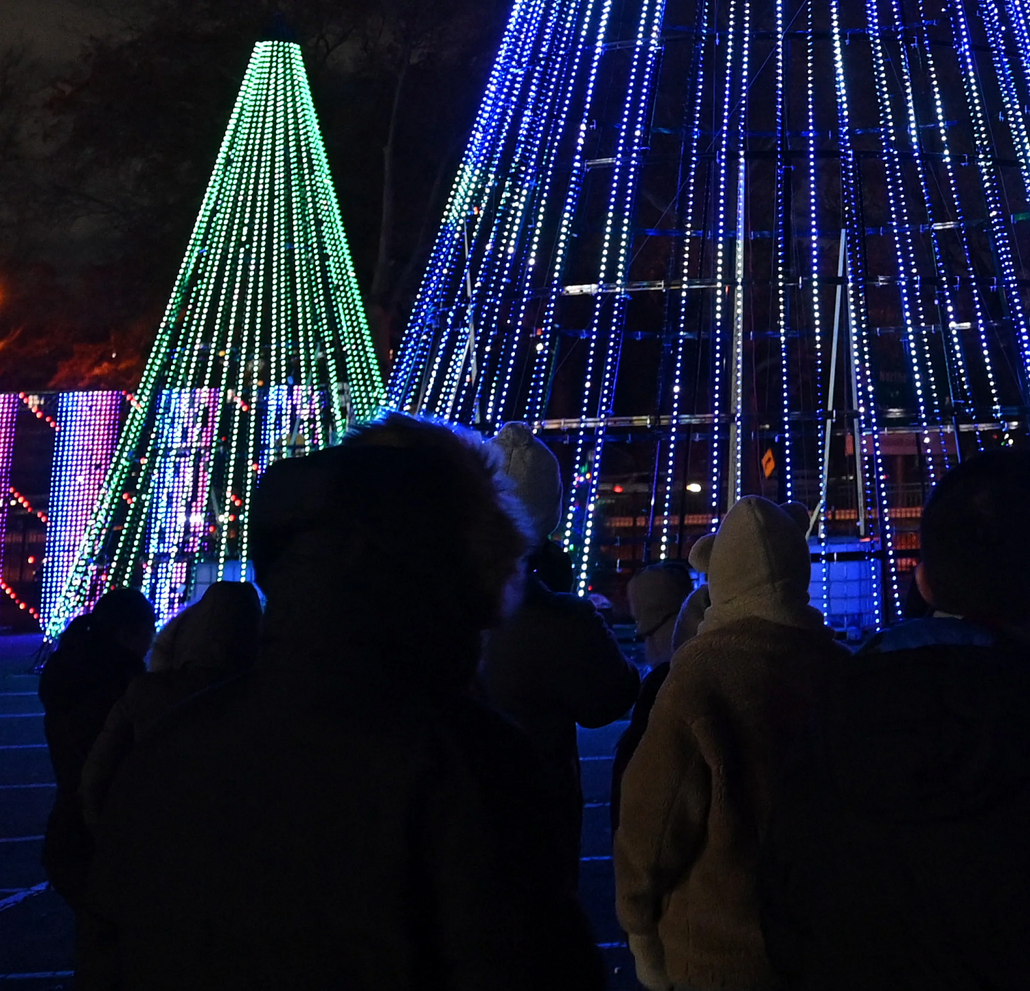 Световое дерево Елка новогодняя RGB «Мега»